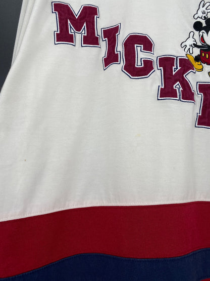 90's DISNEY MICKEY Size No Tag (Approx.XXL) Vintage Long Sleeve T-Shirt / K7063