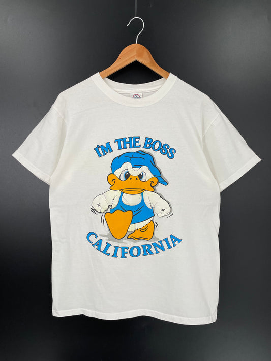 90’s DISNEY DONALD Size M Vintage T-Shirt / K2060