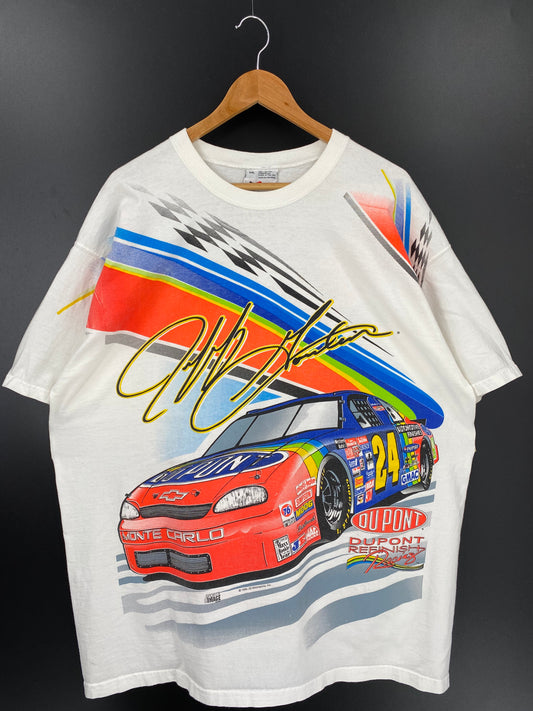 1996' NASCAR JEFF GORDON Made in USA Size XXL Vintage Racing T-Shirt / K2254