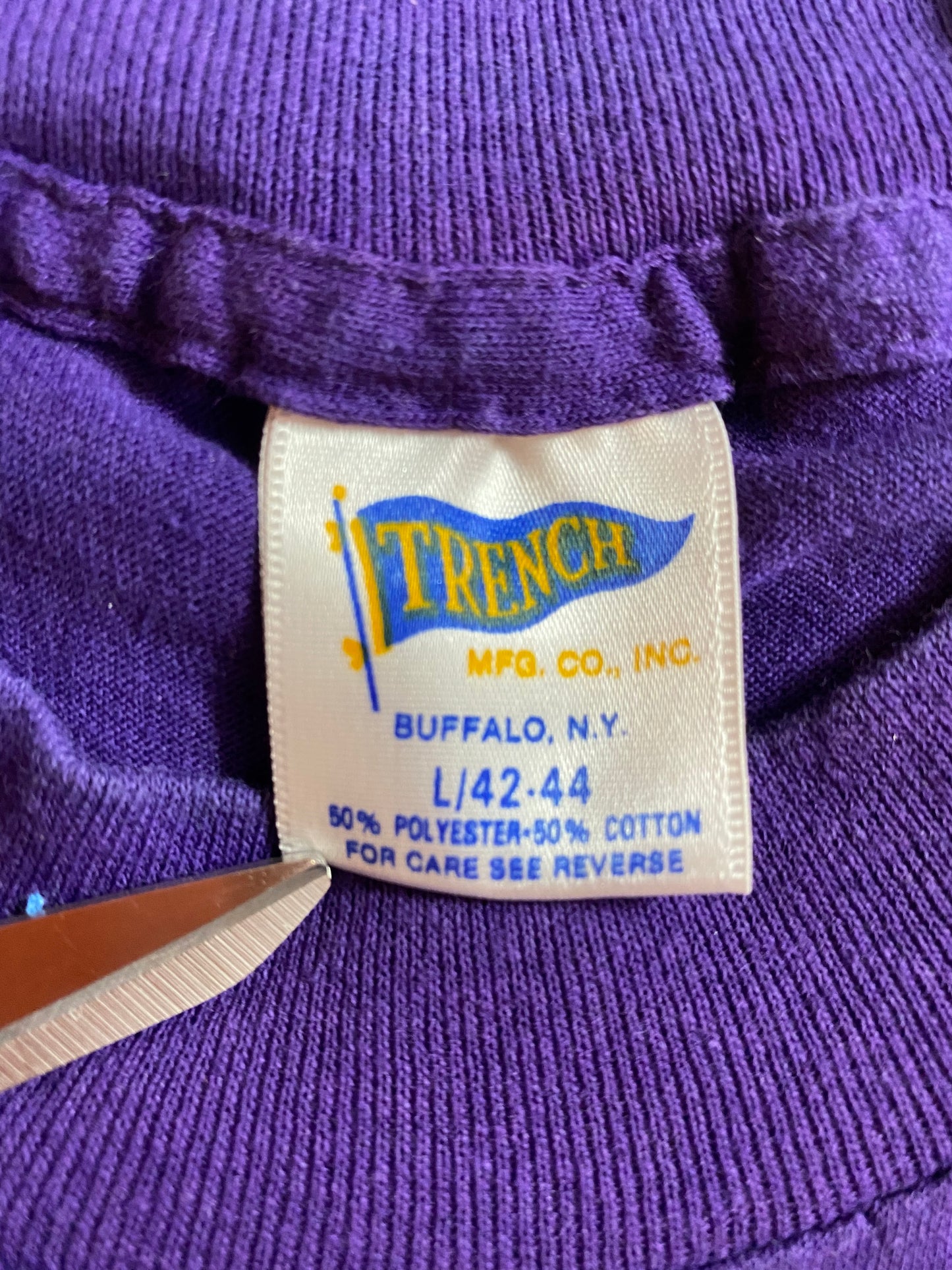 80’s LOS ANGELES LAKERS Made in USA Size L Vintage NBA T-Shirt / 9294