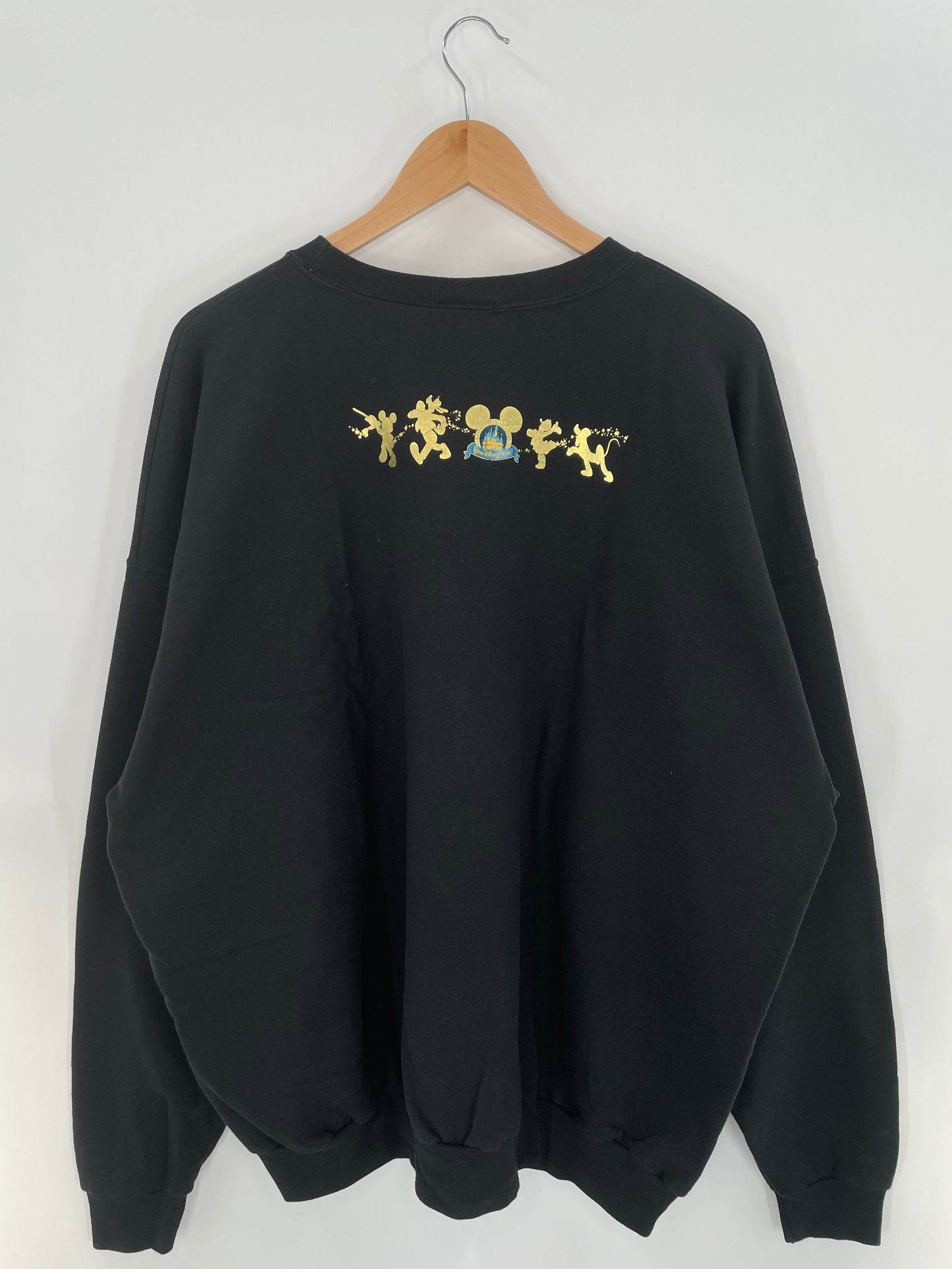 00' WALT DISNEY WORLD Size No tag (Approx.XXL) Vintage Sweat-shirt / E5427S
