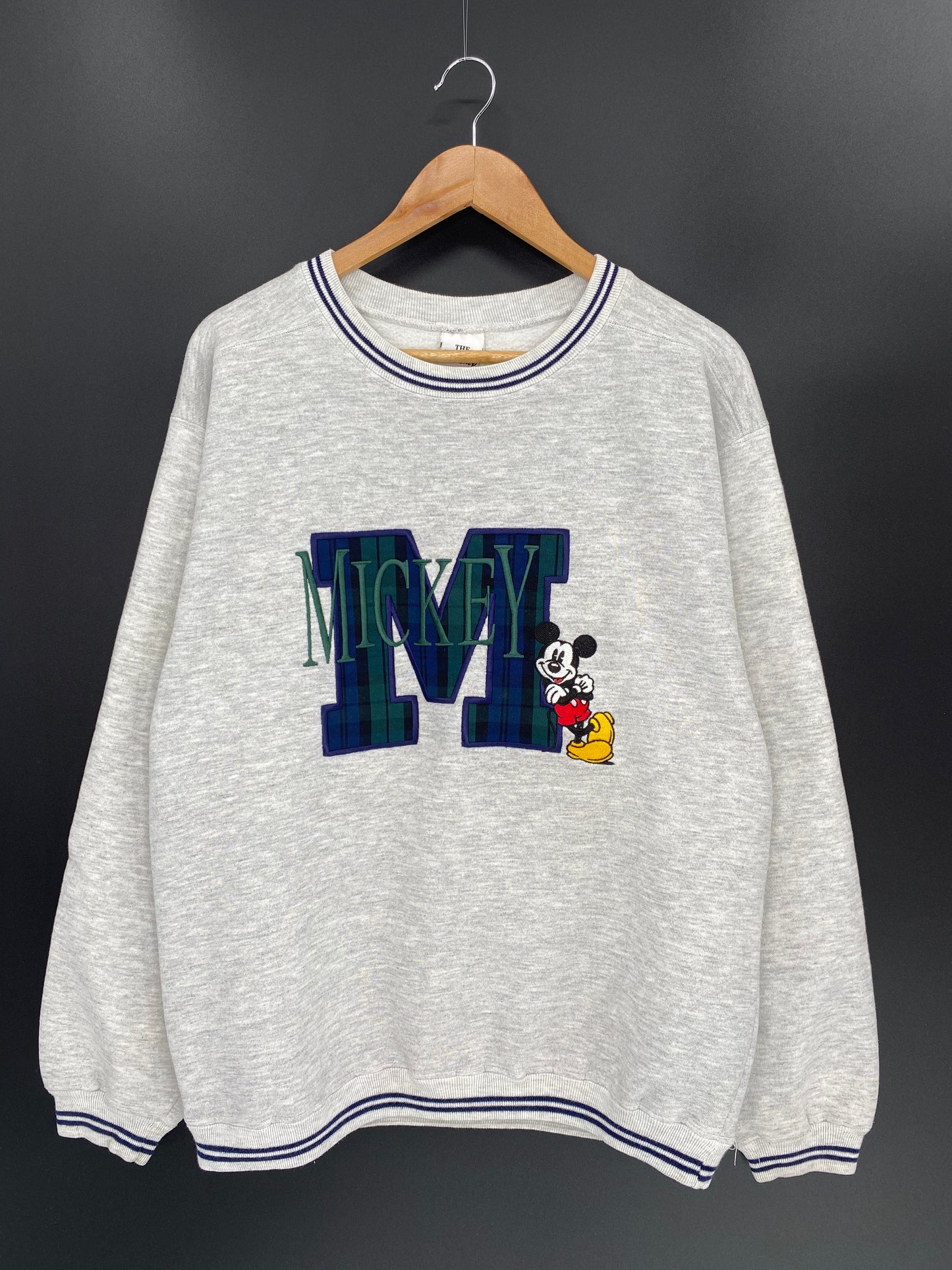 00' DISNEY MICKEY Made in USA Size M Vintage Sweat-shirt / 8086