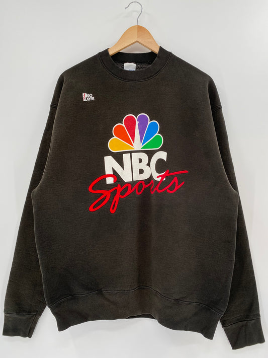 90’s NBC SPORTS  Made in USA Size XL Sweat-Shirts / k1423