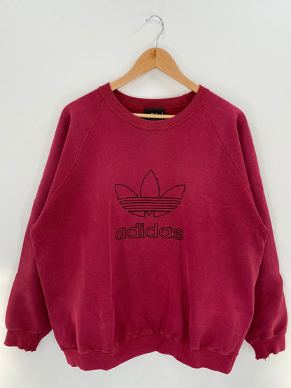 90’s ADIDAS Made in USA Size L Sweat-Shirt / A4972