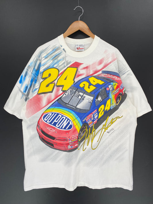 1996 DU PONT NASCAR  Made in USA Size XXL Vintage Racing T-shirt / 9406