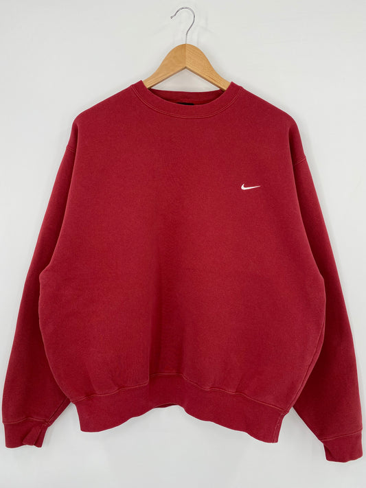 00' NIKE MINI SWOOSH  Size M Vintage Sweat-Shirt / K3155