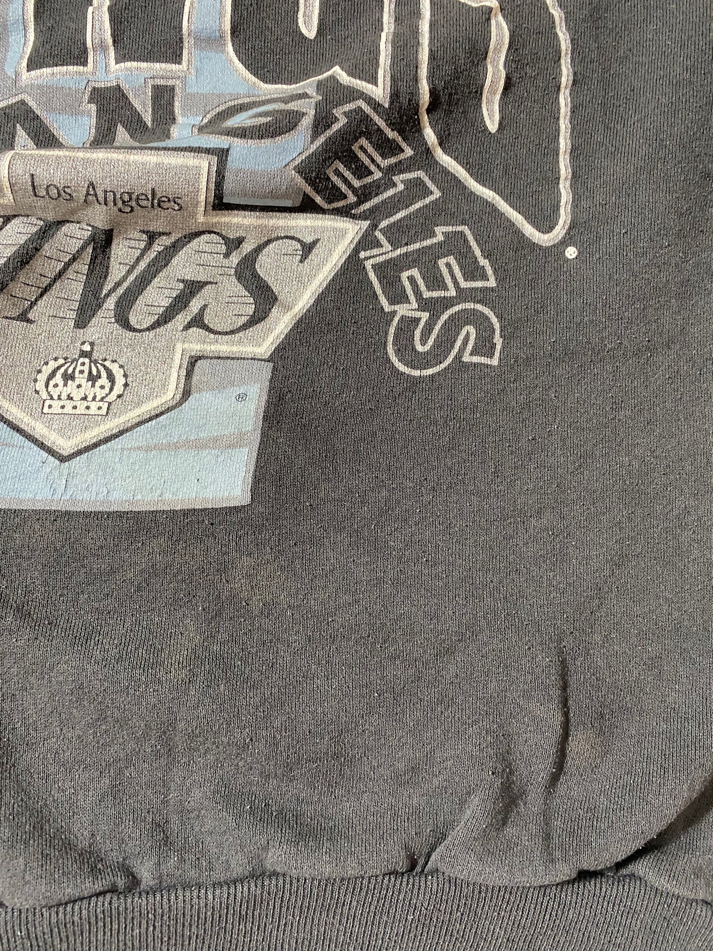 90’s LOS ANGELES KINGS Made in USA Size XXL Vintage NHL Sweat shirt / K3696