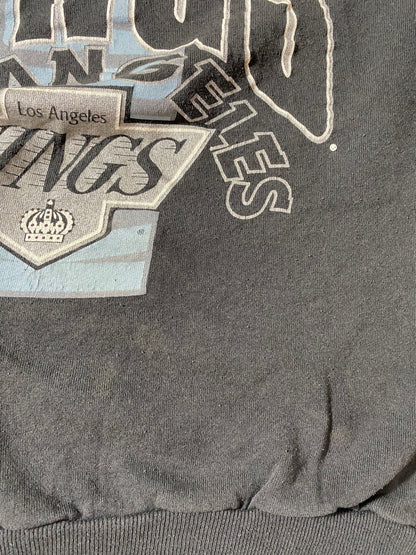 90’s LOS ANGELES KINGS Made in USA Size XXL Vintage NHL Sweat shirt / K3696