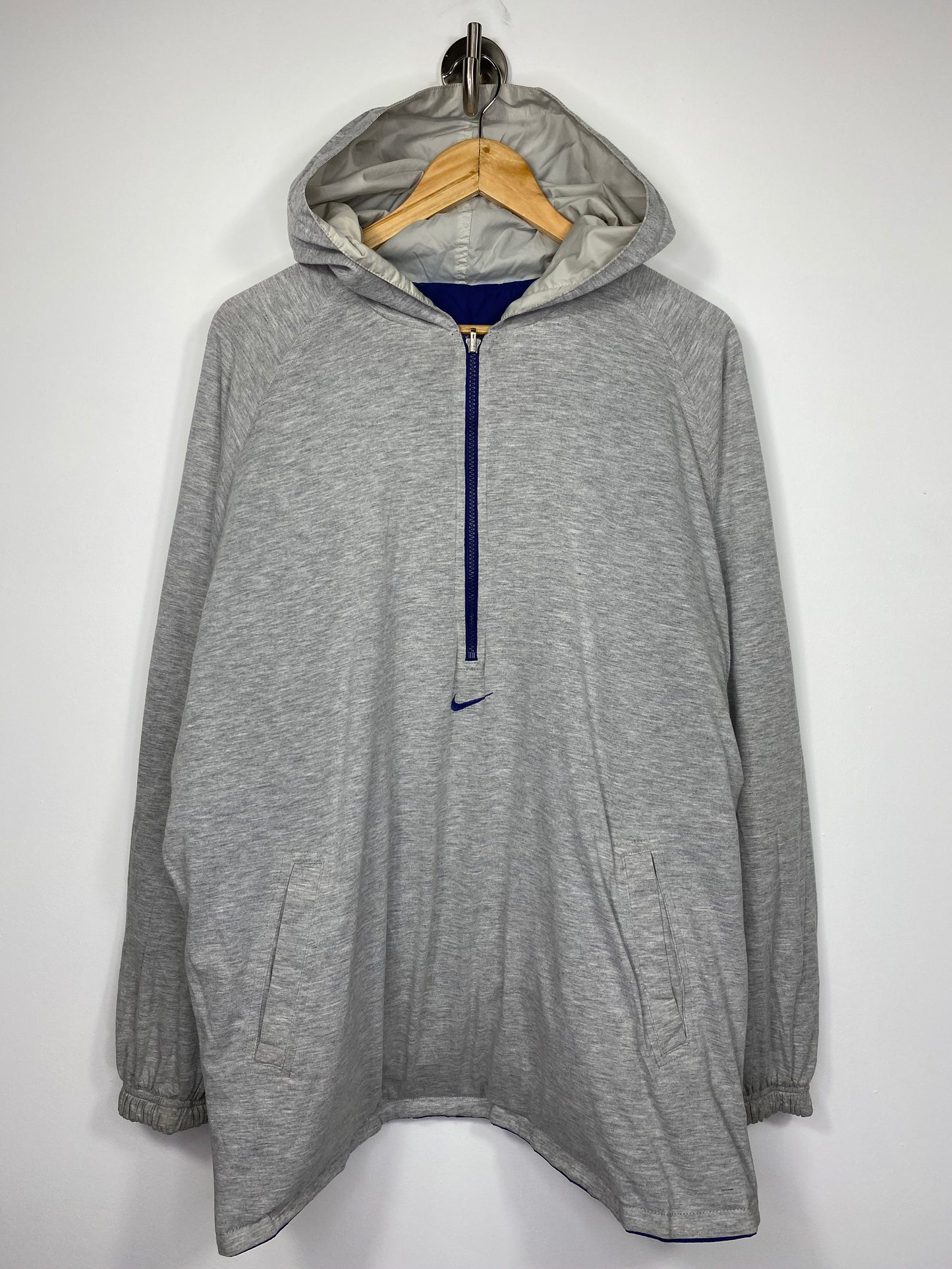 90's  NIKE Half-Zip Reversible Vintage Nylon Jacket/ 4909