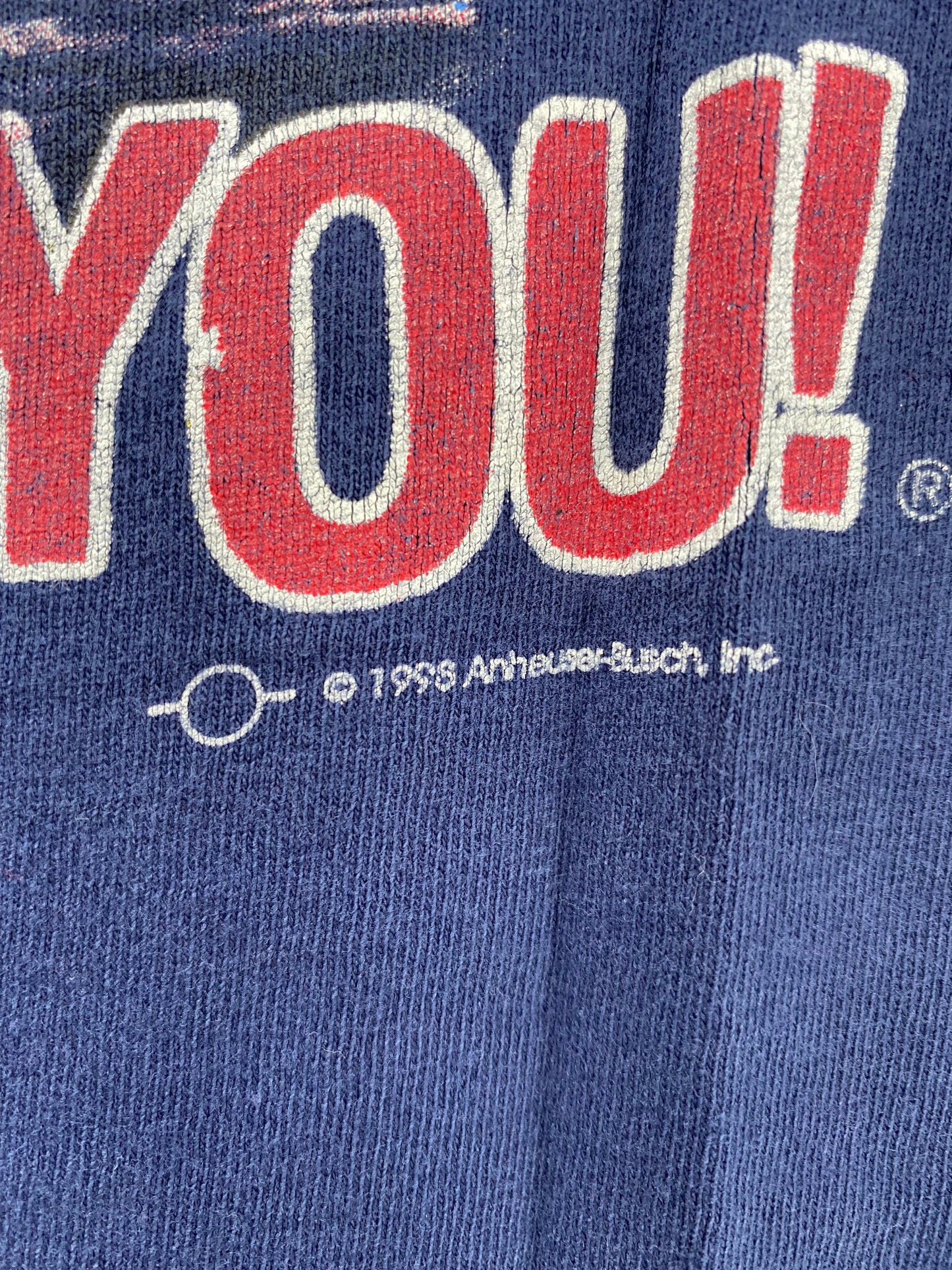 1998' BUDWEISER Size XL Vintage T-Shirt / K1154