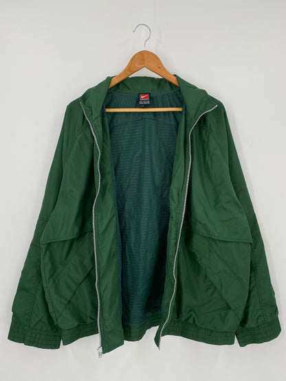 00’ NIKE Size L Vintage Nylon Hoodie Jacket/ k2313