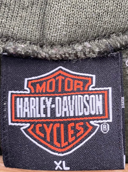 2005 HARLEY DAVIDSON Size XL Vintage Hoodie Sweat-shirt / 7116