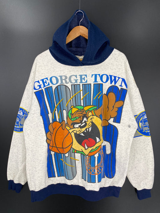 90’s GEORGETOWN HOYAS LOONEY TUNES TAZ No tag (Approx. Size XL) Vintage Sweat-shirt / 9915