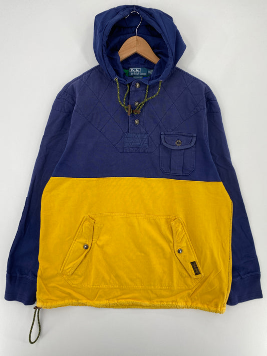 90's POLO RALPH LAUREN Size XL Vintage Hoodie Rugby-Shirt / E497