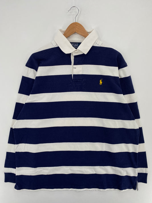Vintage POLO RALPH LAUREN Size XL Rugby-Shirt / E494