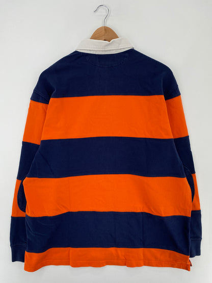 90's POLO RALPH LAUREN Size L Vintage Rugby-Shirt / E489