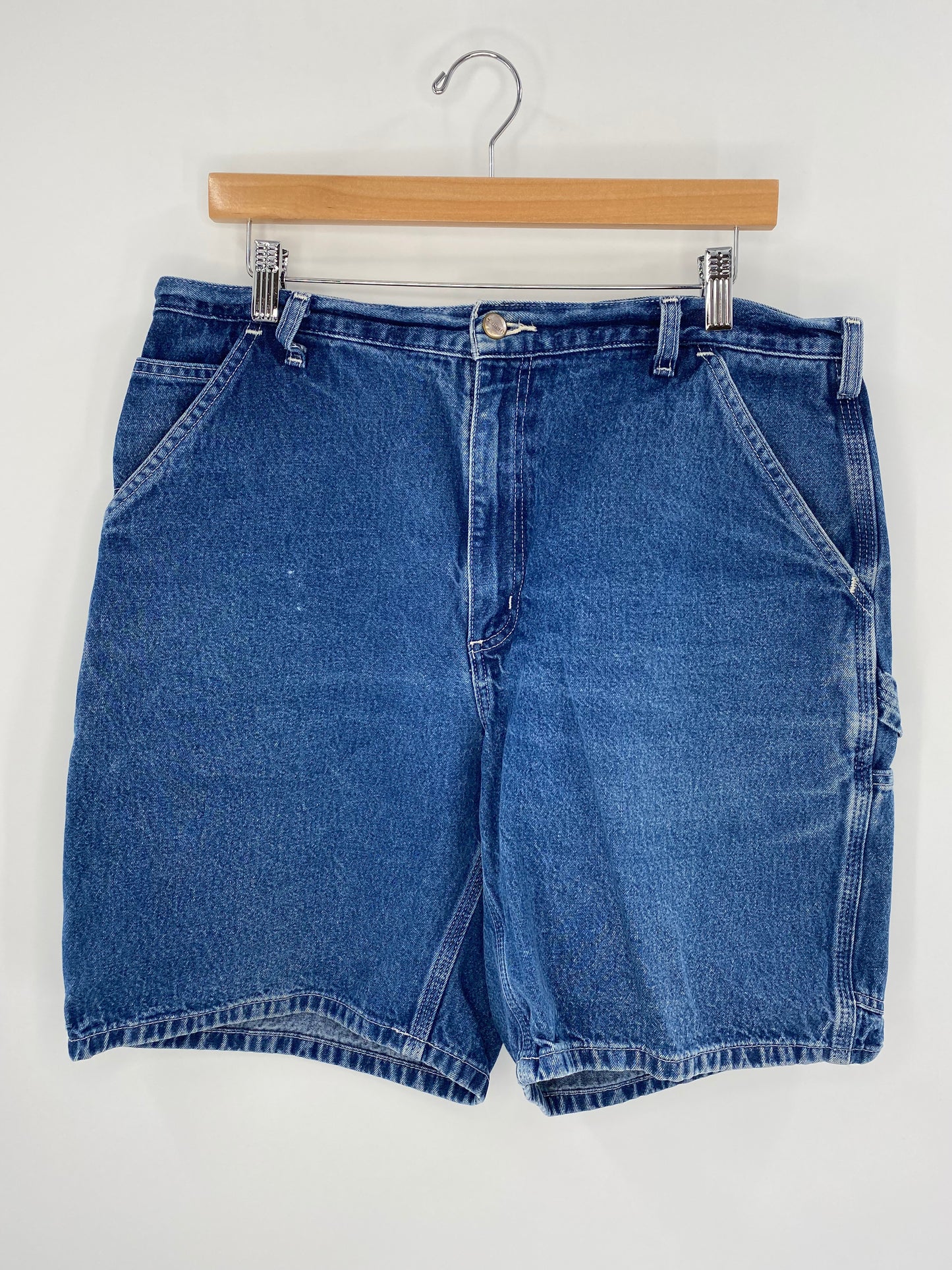 Vintage CARHARTT Size W34 Denim Shorts / A2809
