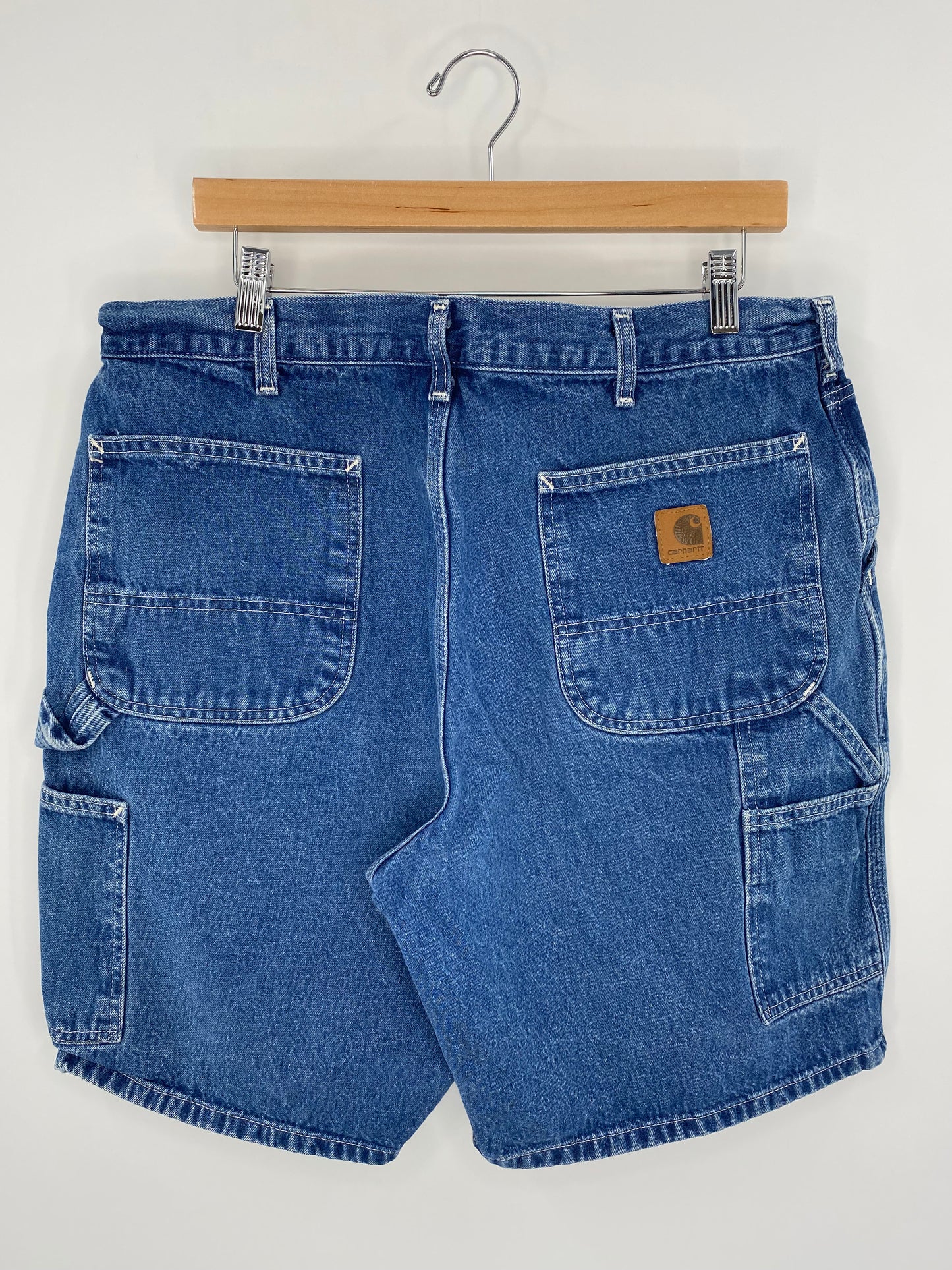 Vintage CARHARTT Size W34 Denim Shorts / A2809