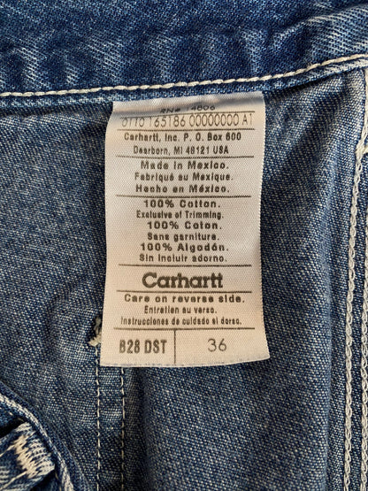 Vintage CARHARTT Size W34 Denim Shorts / A2809