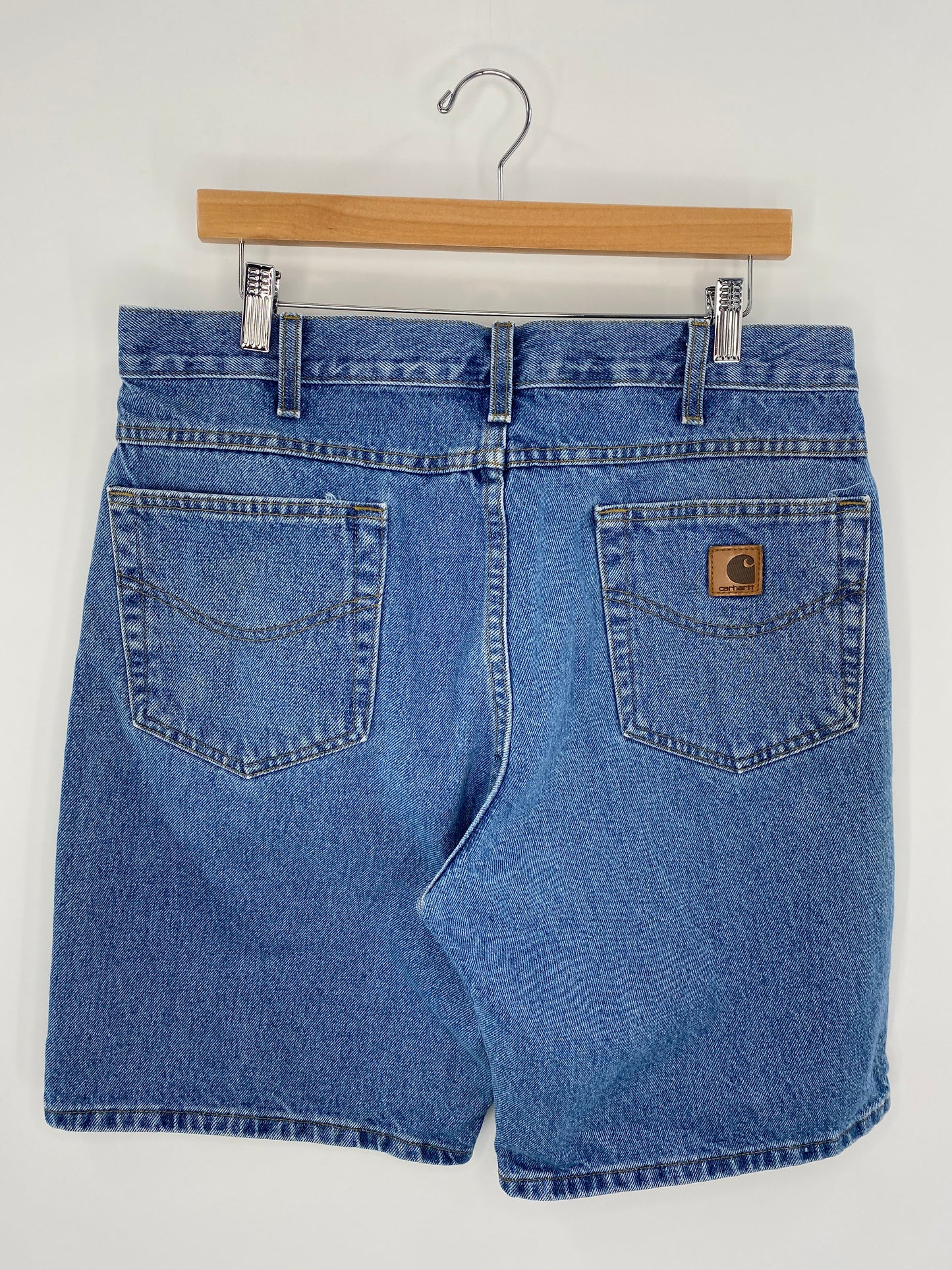Vintage CARHARTT Size  W34 Denim Shorts / A2810