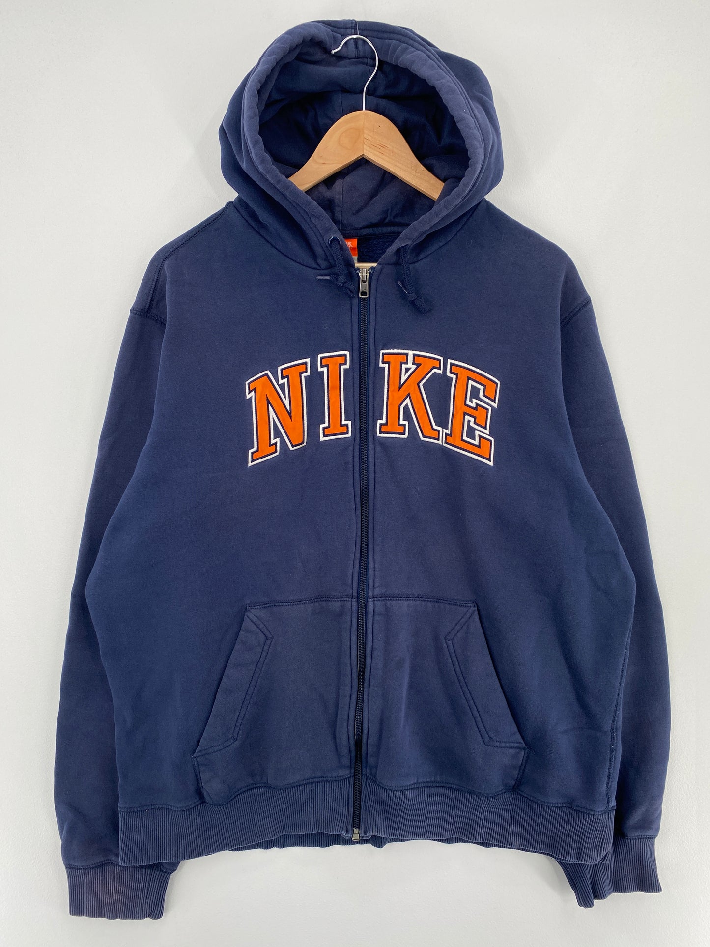 Vintage NIKE Size XL Vintage Zip Up Hoodie Sweat-shirt / E515