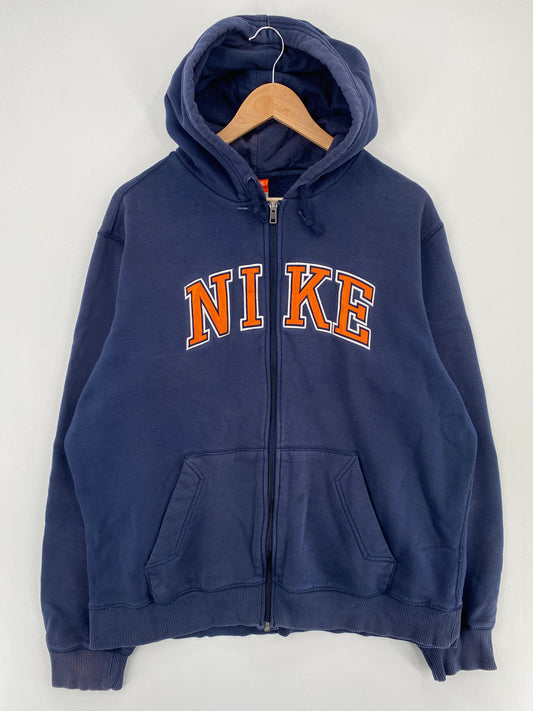 Vintage NIKE Size XL Vintage Zip Up Hoodie Sweat-shirt / E515