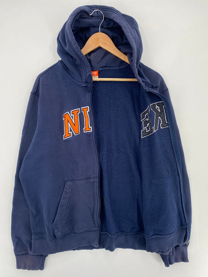 Vintage NIKE Size XL Vintage Zip Up Hoodie Sweat-shirt / E515