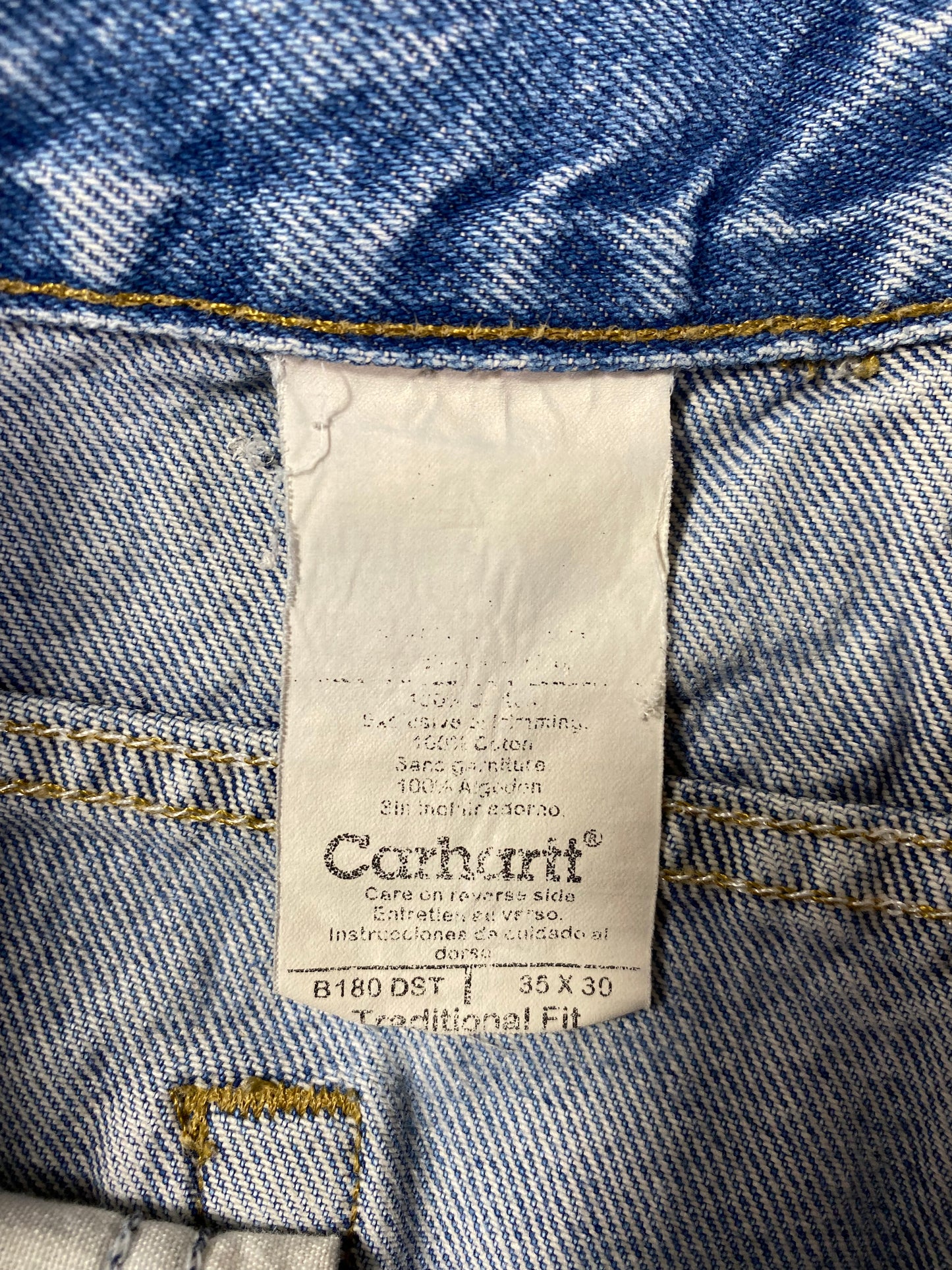 Vintage CARHARTT Size W34 x L26 Denim Pants / A2812