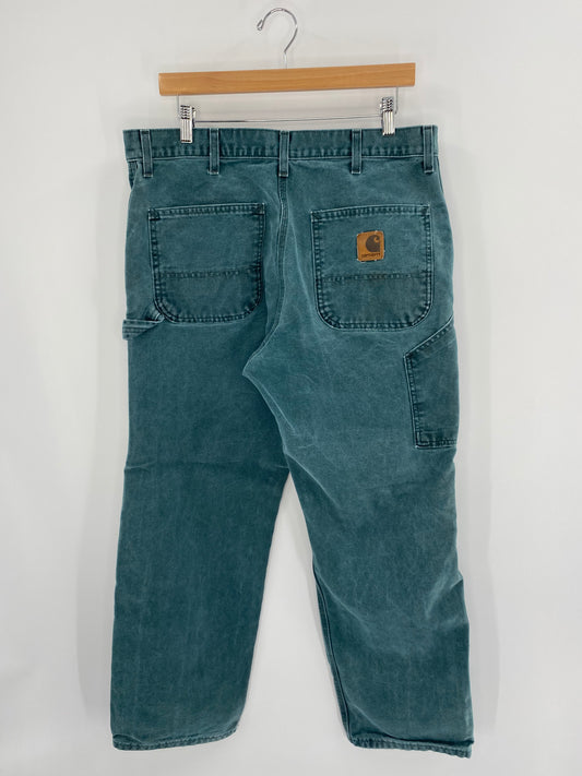 Vintage CARHARTT Size  W35 x L30 Duck Pants / A2815