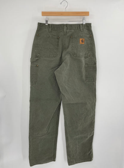 Vintage CARHARTT Size W32 x L36  Vintage Double Knee Duck Pants / A2817