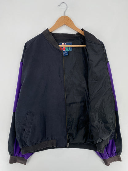 90's DISNEY MICKEY AND FRIENDS Size XL Vintage Silk Jacket / E570