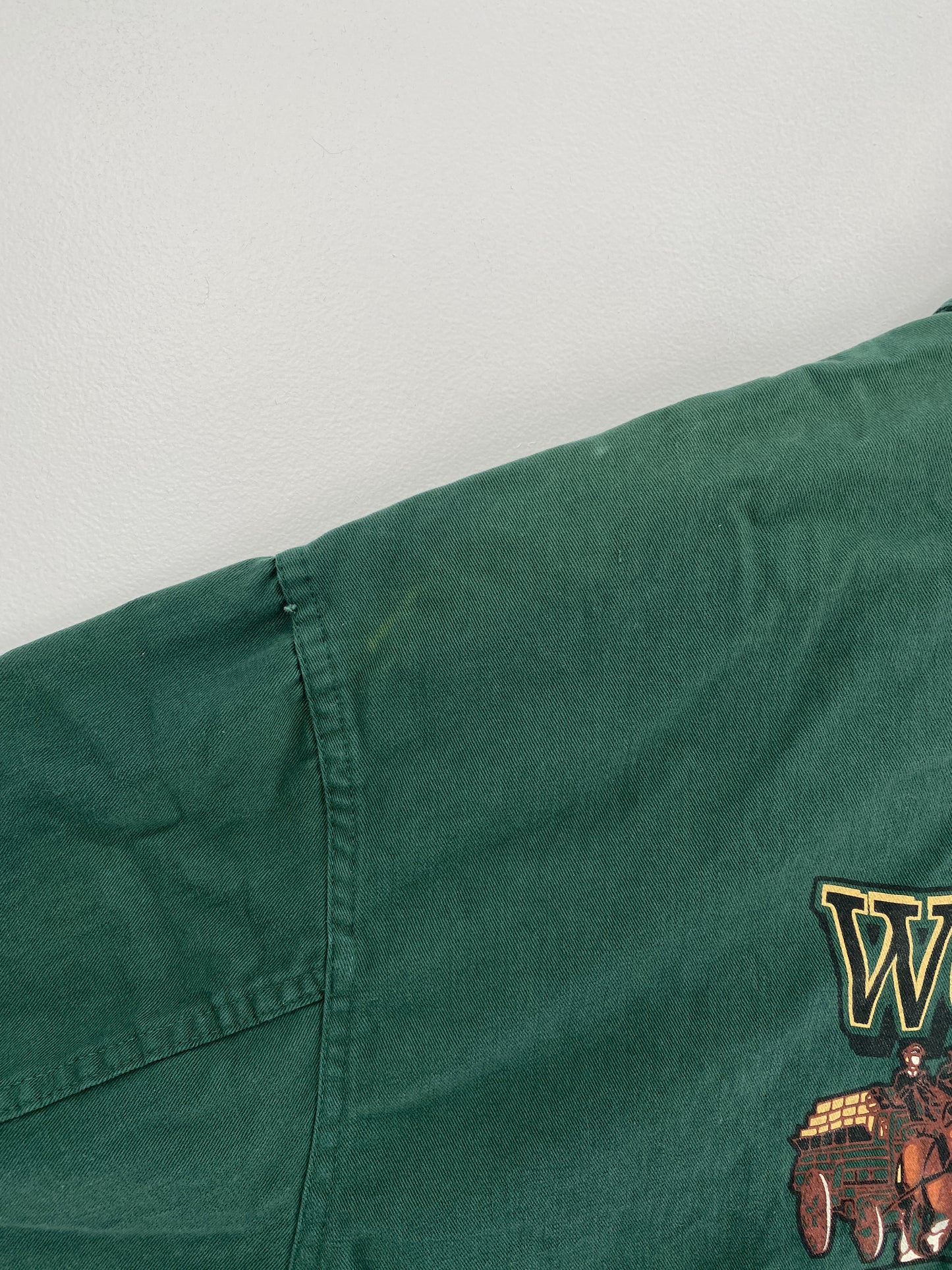 90's BUDWEISER Made in USA Size XL Vintage Cotton Jacket / E575