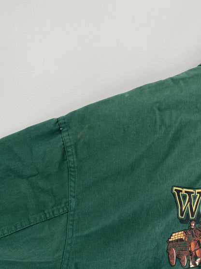 90's BUDWEISER Made in USA Size XL Vintage Cotton Jacket / E575