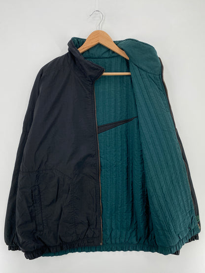 90's NIKE Size XL Vintage Reversible Padded Nylon Jacket / E576