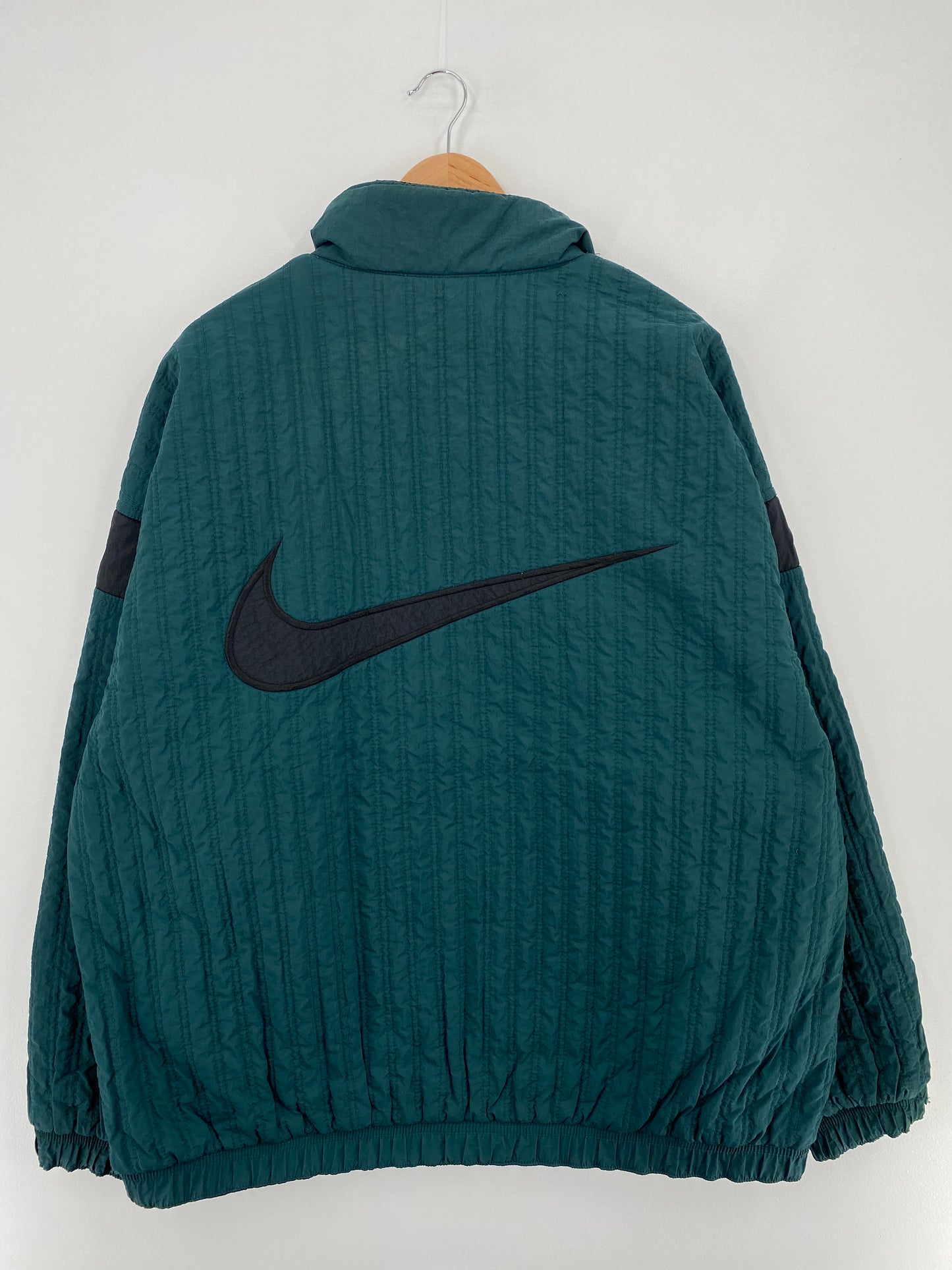 90's NIKE Size XL Vintage Reversible Padded Nylon Jacket / E576