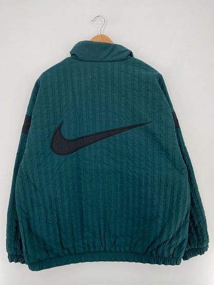 90's NIKE Size XL Vintage Reversible Padded Nylon Jacket / E576