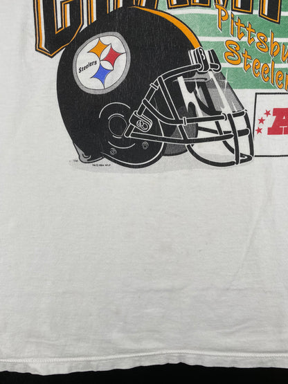 1994 STARTER x PITTSBURGH STEELERS Made in USA Size XL Vintage NFL T-Shirts / A2827