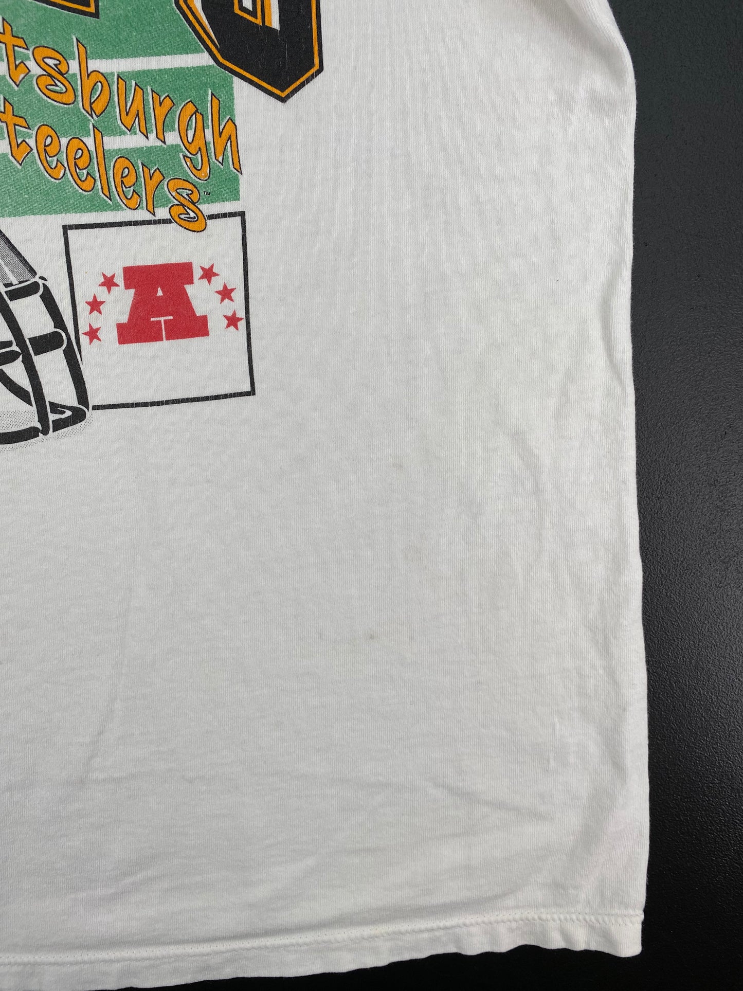 1994 STARTER x PITTSBURGH STEELERS Made in USA Size XL Vintage NFL T-Shirts / A2827