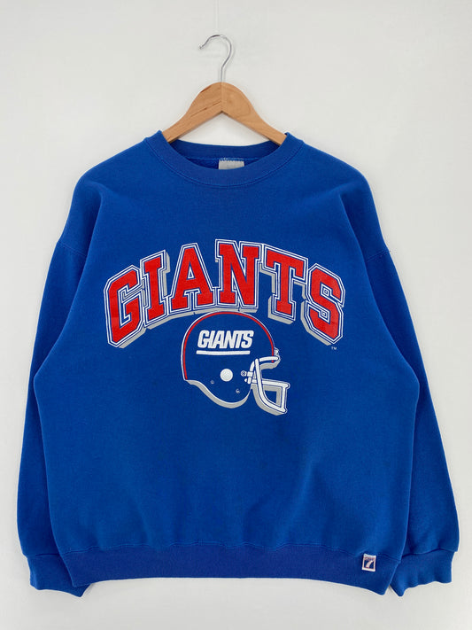 90's NEW YORK GIANTS Made in USA Size XL Vintage NFL Sweat-Shirt / E581