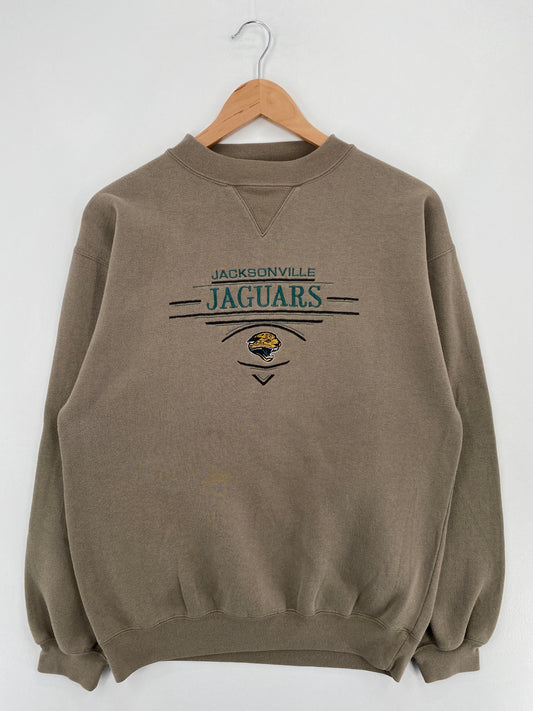 Vintage JACKSONVILLE JAGUARS Size M NFL Sweat-Shirt / E583