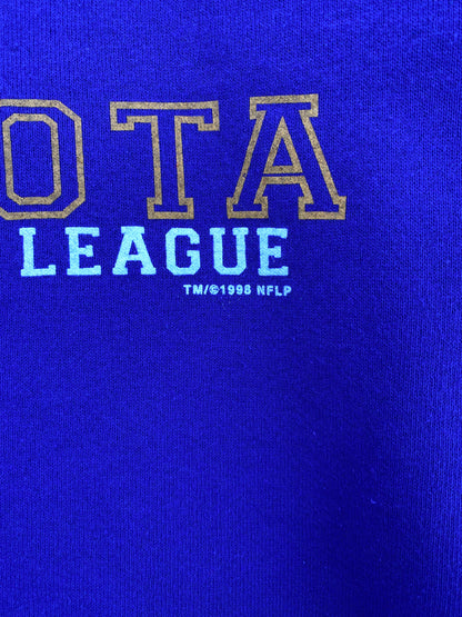 1998 MINNESOTA VIKINGS Made in USA Size XXL Vintage NFL Sweat-Shirt / E585