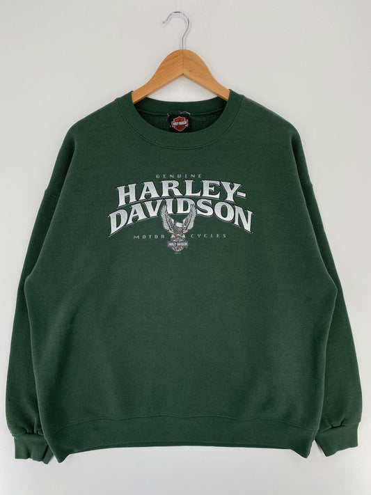 Vintage HARLEY DAVIDSON Size No Tag (Approx.XL) Sweat-shirt / A2836