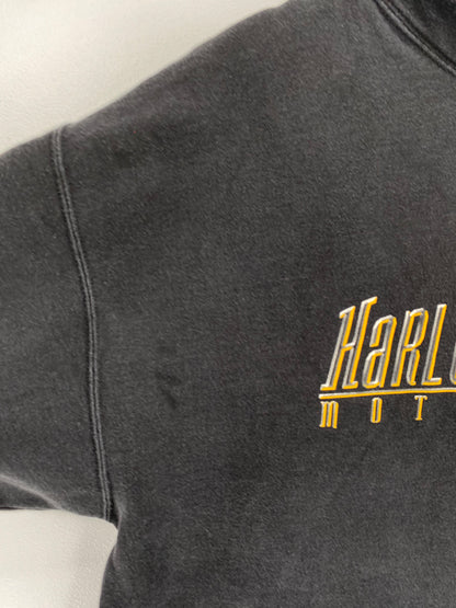 2004 HARLEY DAVIDSON Made in USA Size L Vintage Hoodie Sweat-shirt / A2837