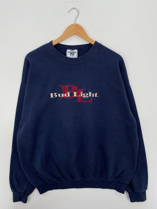 90's BUD LIGHT Size XL Vintage Sweat-Shirts / A6669