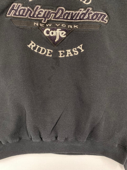90's HARLEY DAVIDSON CAFE Made in USA Size XL Vintage Sweat-shirt / A2842
