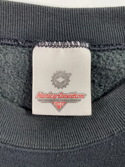 90's HARLEY DAVIDSON CAFE Made in USA Size XL Vintage Sweat-shirt / A2842