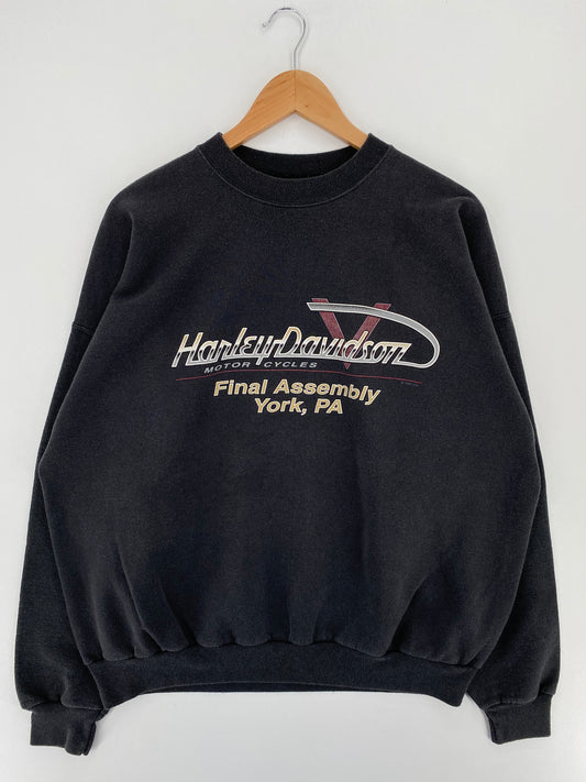 1999 HARLEY DAVIDSON Size XL Vintage Sweat-shirt / A2844