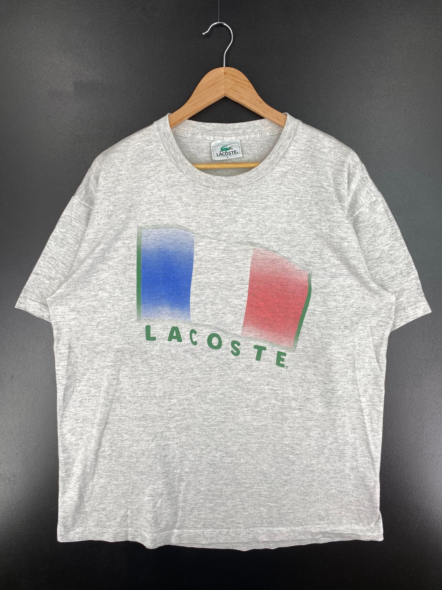 90's LACOSTE Made in USA Size L Vintage T-Shirt / E5323T
