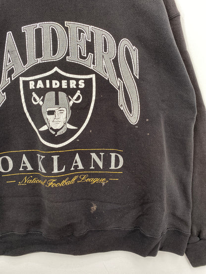 1996 OAKLAND RAIDERS Made in USA Size XL Vintage NFL Sweat-shirt / A6735