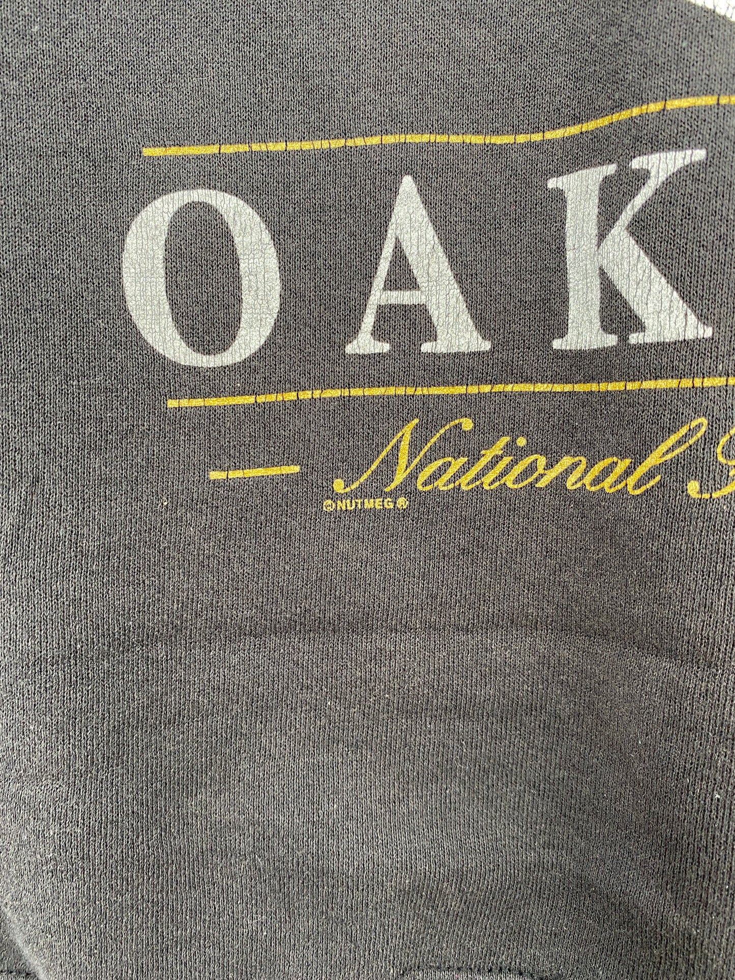 1996 OAKLAND RAIDERS Made in USA Size XL Vintage NFL Sweat-shirt / A6735
